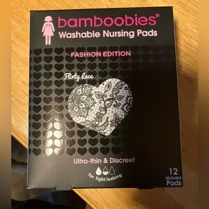 Bambooies reusable nursing pad set of 12 pads.